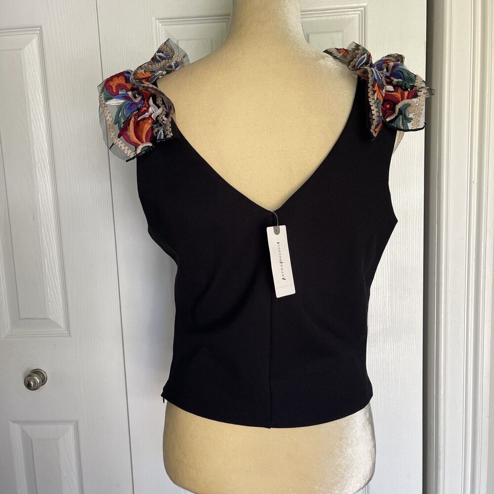 Eva Franco Embroidered Corset Top for Women Medium Multicolored anthropologie - Picture 5 of 16